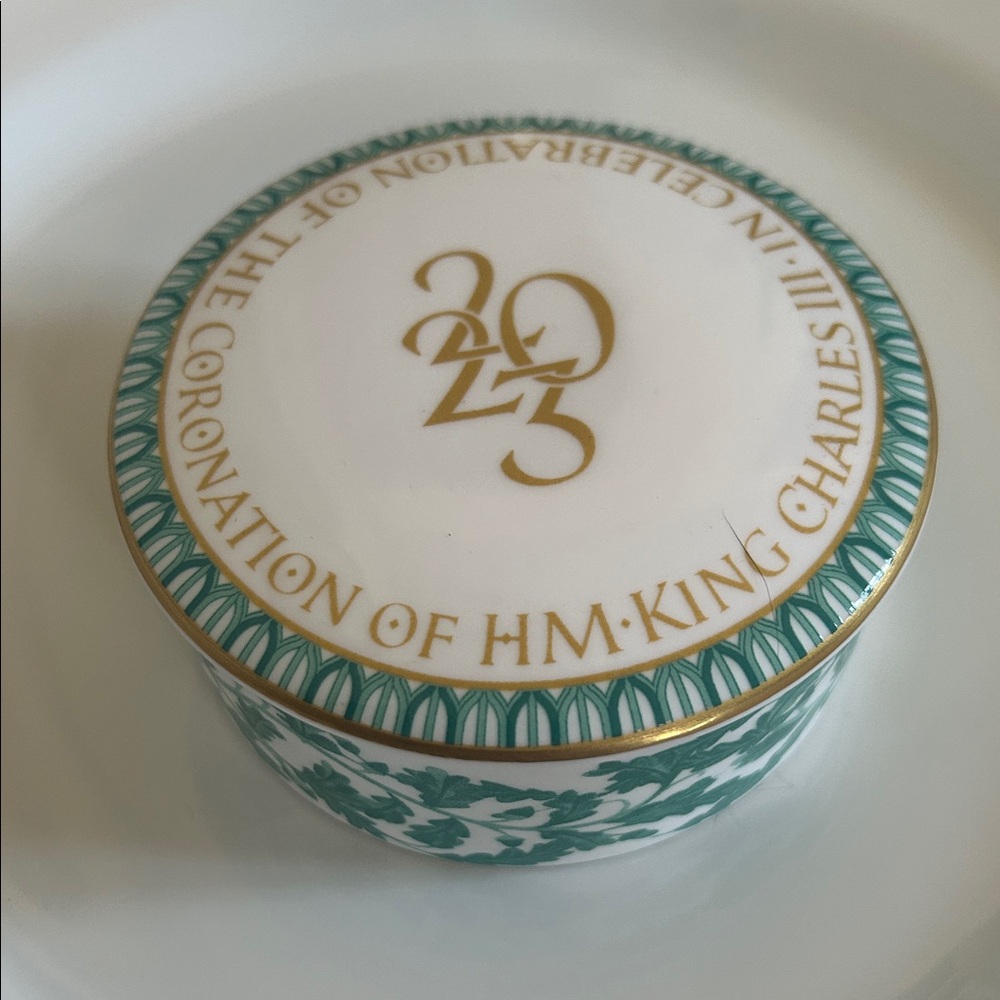 Commemorative Coronation King Charles Trinket Box